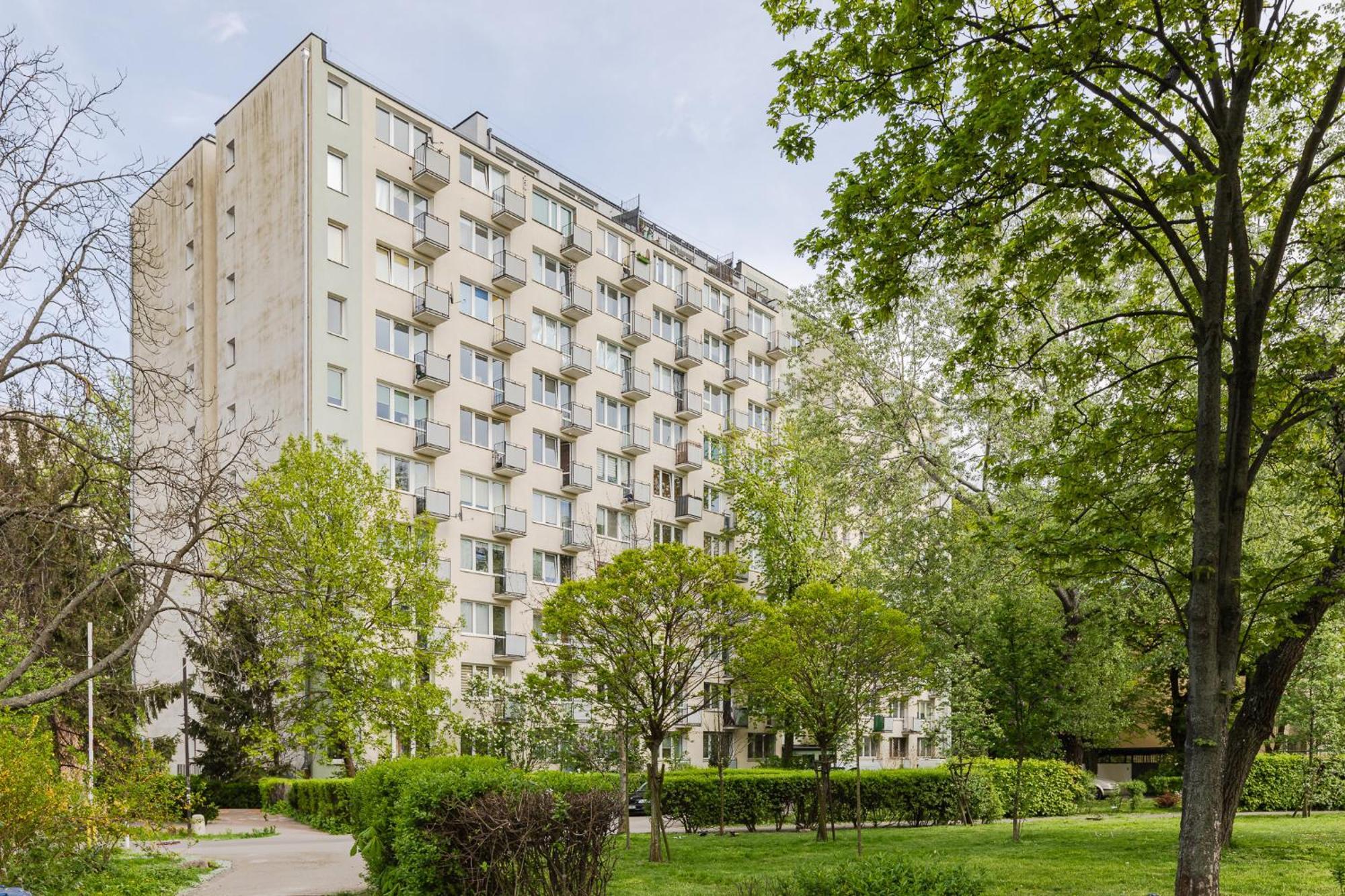 ורשה Superapart Saska 48A, Sleek 6Th-Floor Studio With Balcony & Elevator Access מראה חיצוני תמונה